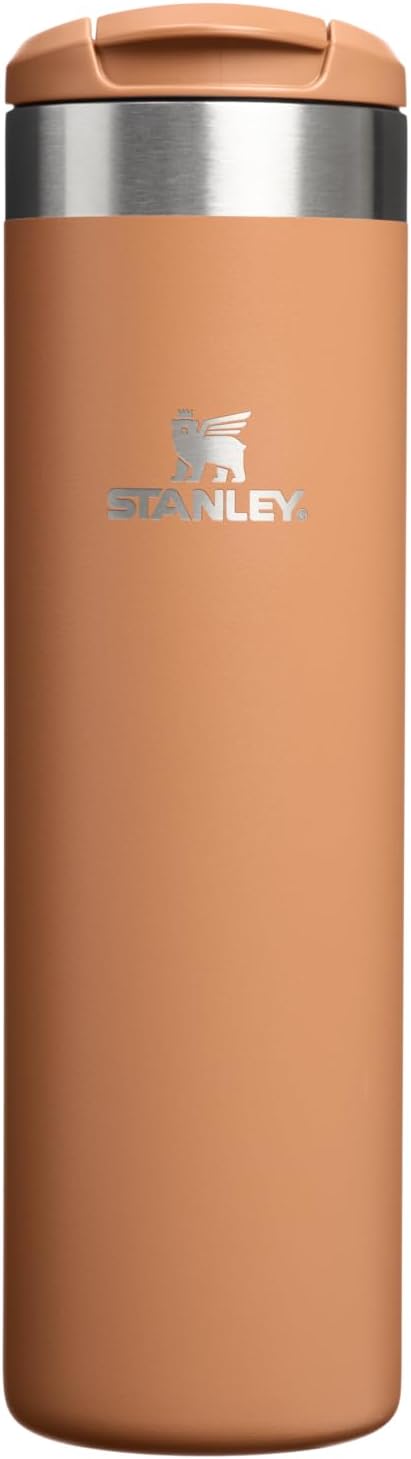 Stanley AeroLight Transit Bottle 20 oz | Locking Drink Through Lid | Leak Resistant Water Bottle or Coffee Travel Mug | Lightweight Insulated Stainless Steel | BPA-Free | Toast